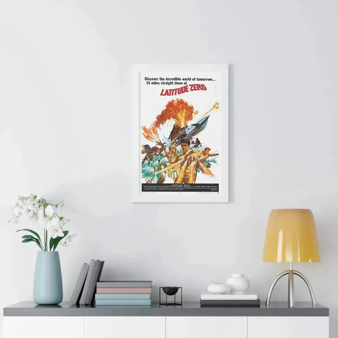 LATITUDE ZERO (2) 1969 - Framed Movie Poster - The Sticker Space