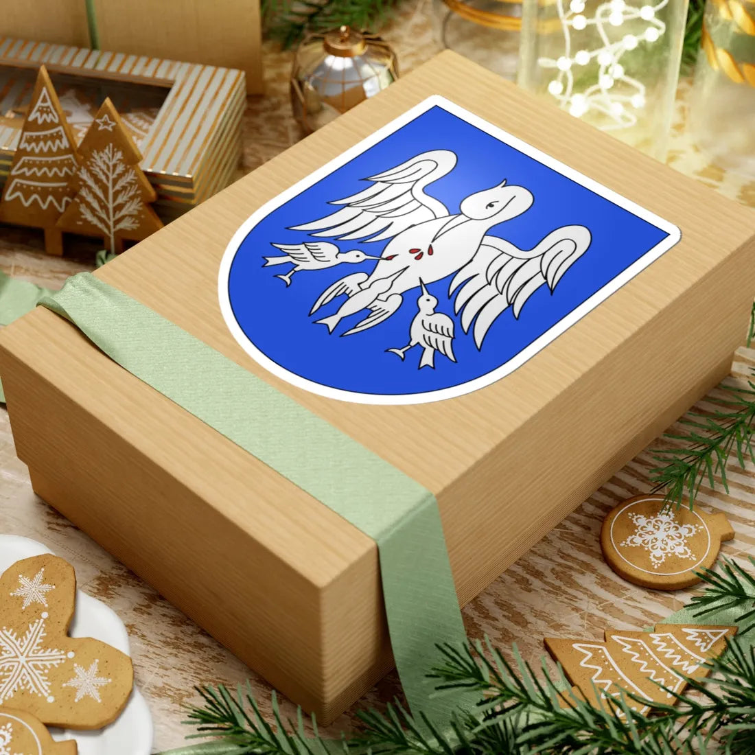 Lavertezzo-coat of arms (Switzerland) (Coat of Arms) STICKER Vinyl Kiss-Cut Decal - The Sticker Space