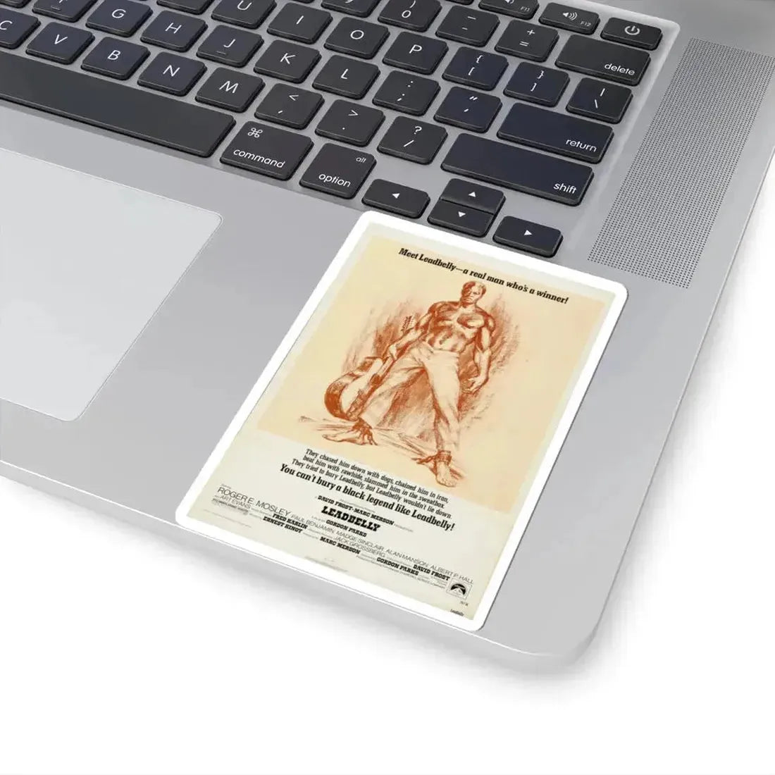 Leadbelly 1976 Movie Poster - STICKER Vinyl Kiss-Cut Decal - The Sticker Space