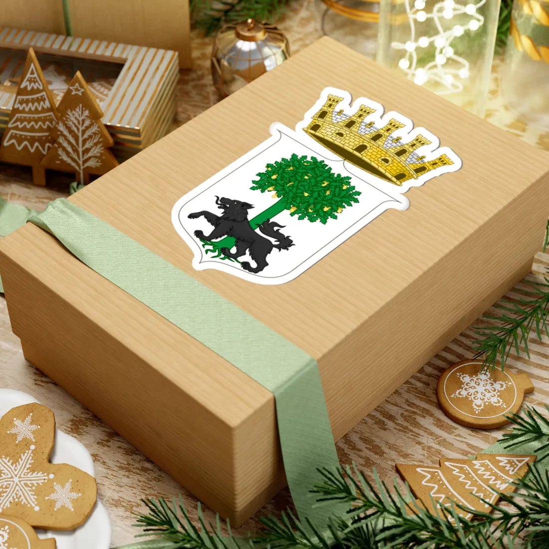 Lecce-Stemma (Italy) (Coat of Arms) STICKER Vinyl Kiss-Cut Decal - The Sticker Space