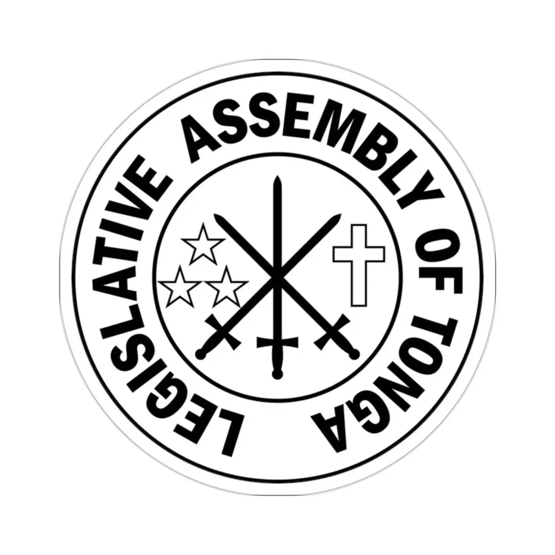 Legislative Assembly of Tonga STICKER Vinyl Die-Cut Decal - The Sticker Space