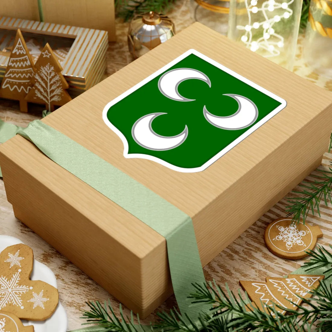 Lesser coat of arms of Ottoman Tripolitania (Algeria) (Coat of Arms) STICKER Vinyl Kiss-Cut Decal - The Sticker Space