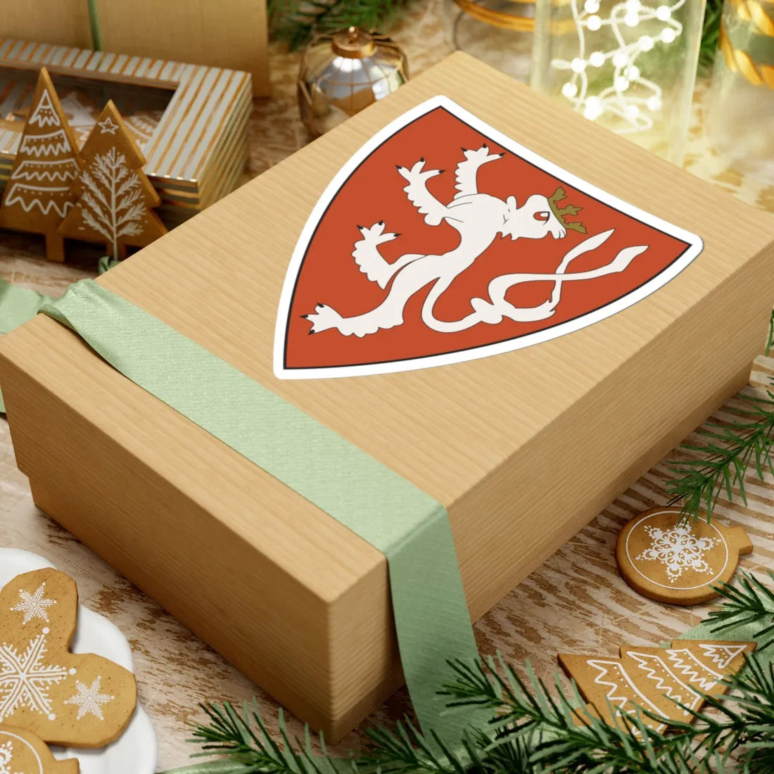 Lesser coat of arms of the Kingdom of Bohemia Wenceslaus II of Bohemia (Czech Republic) (Coat of Arms) STICKER Vinyl Kiss-Cut Decal - The Sticker Space