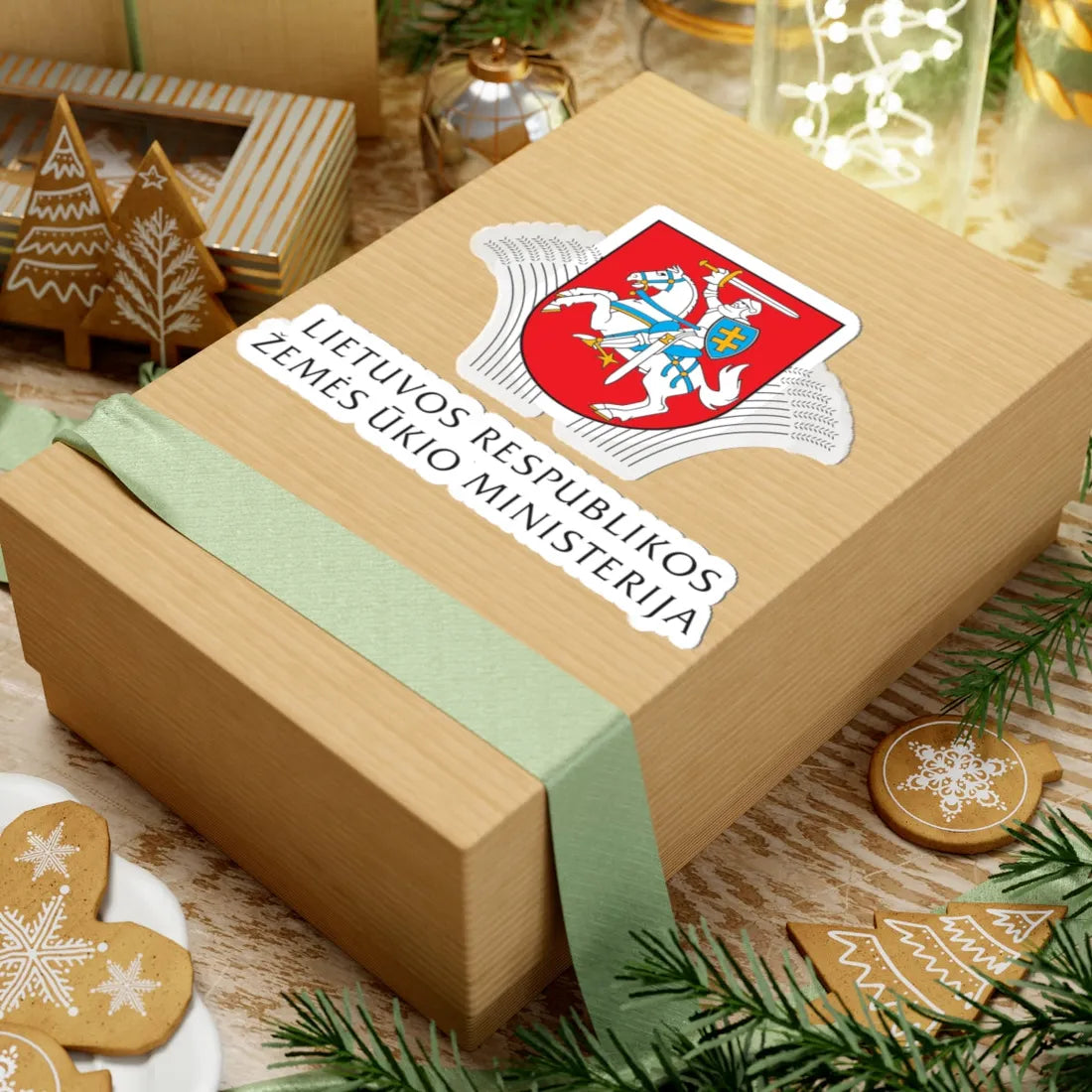 Lietuvos ZUM logo (Belarus) (Coat of Arms) STICKER Vinyl Kiss-Cut Decal - The Sticker Space