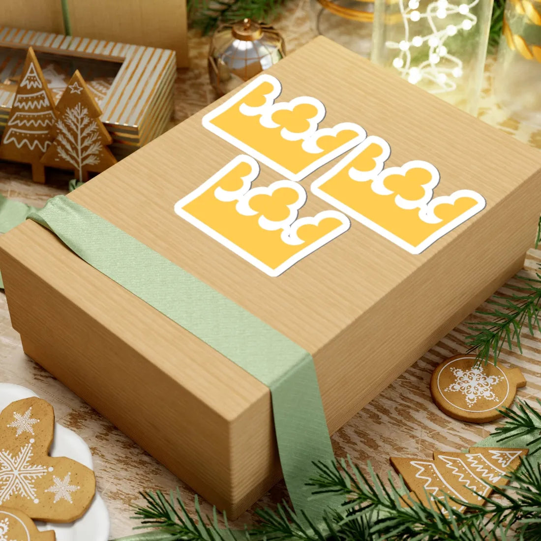 Lilla riksvapnet utan sköld (Sweden) (Coat of Arms) STICKER Vinyl Kiss-Cut Decal - The Sticker Space