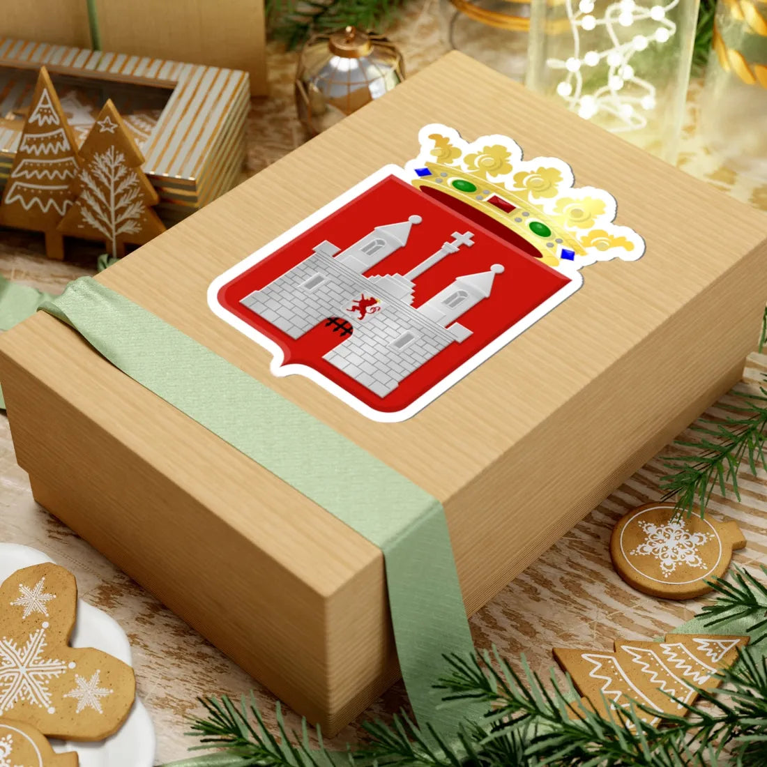 Limbourg wapen (Belgium) (Coat of Arms) STICKER Vinyl Kiss-Cut Decal - The Sticker Space