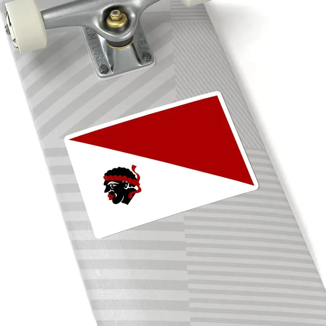 Linkebeek vlag (Belgium) STICKER Vinyl Kiss-Cut Decal - The Sticker Space