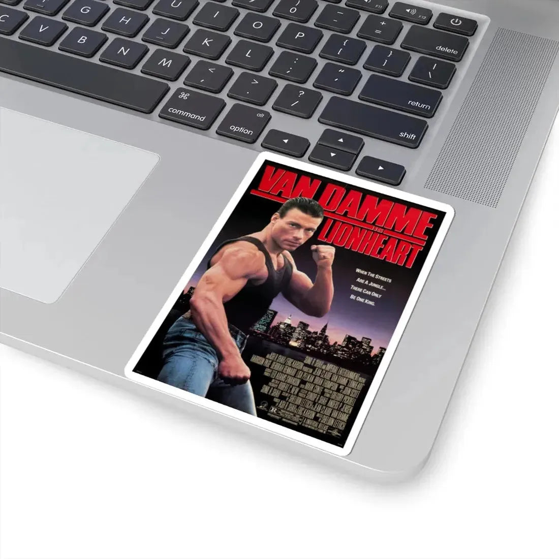 Lionheart 1990 Movie Poster - STICKER Vinyl Kiss-Cut Decal - The Sticker Space