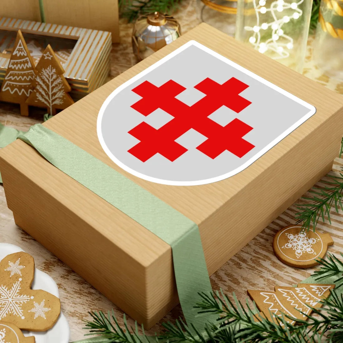 Liperi.vaakuna (Finland) (Coat of Arms) STICKER Vinyl Kiss-Cut Decal - The Sticker Space