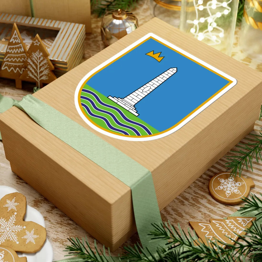 Livno Wappen (Bosnia and Herzegovina) (Coat of Arms) STICKER Vinyl Kiss-Cut Decal - The Sticker Space