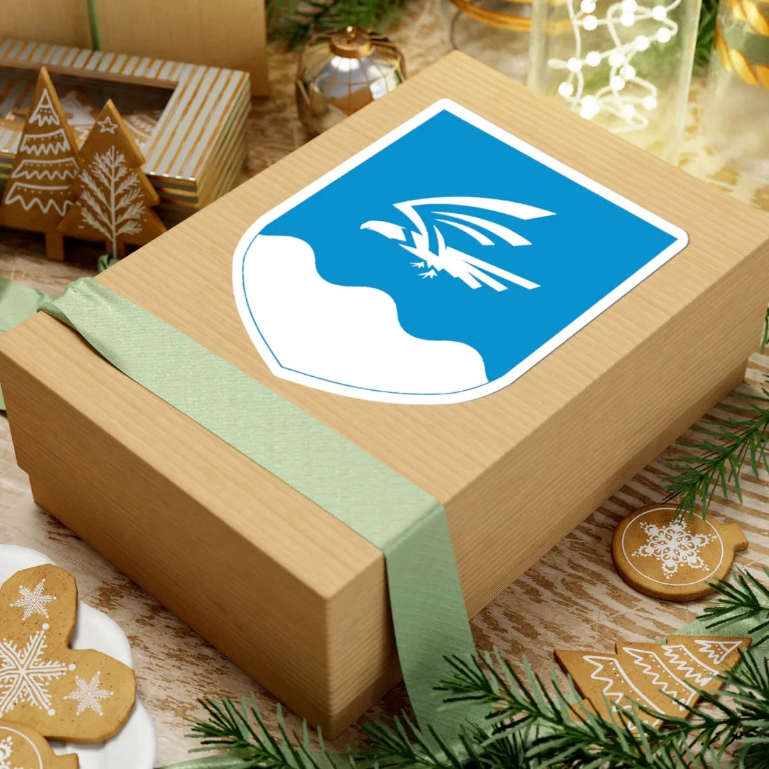 Lääneranna valla vapp (Estonia) (Coat of Arms) STICKER Vinyl Kiss-Cut Decal - The Sticker Space