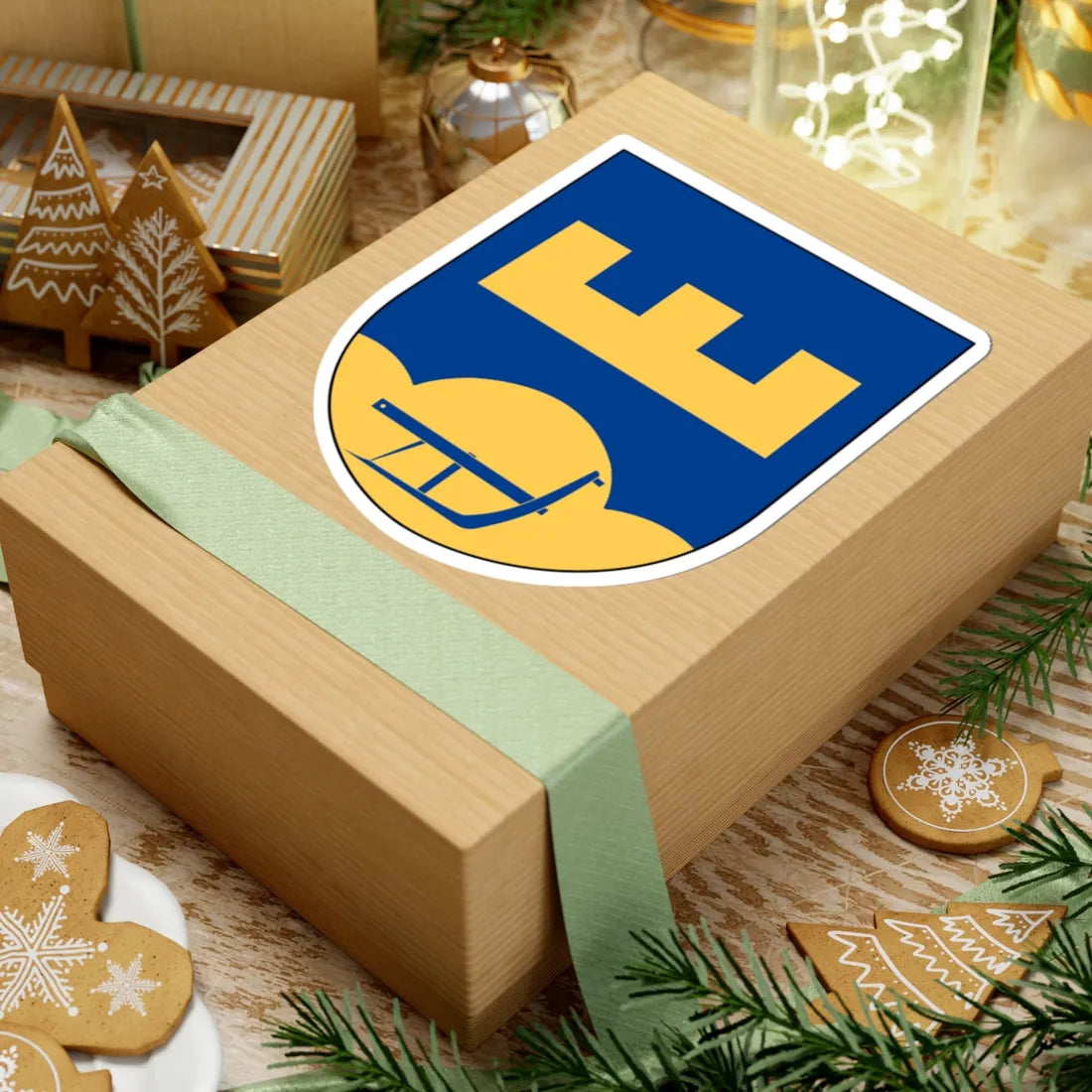 Lönsås församling vapen (Sweden) (Coat of Arms) STICKER Vinyl Kiss-Cut Decal - The Sticker Space