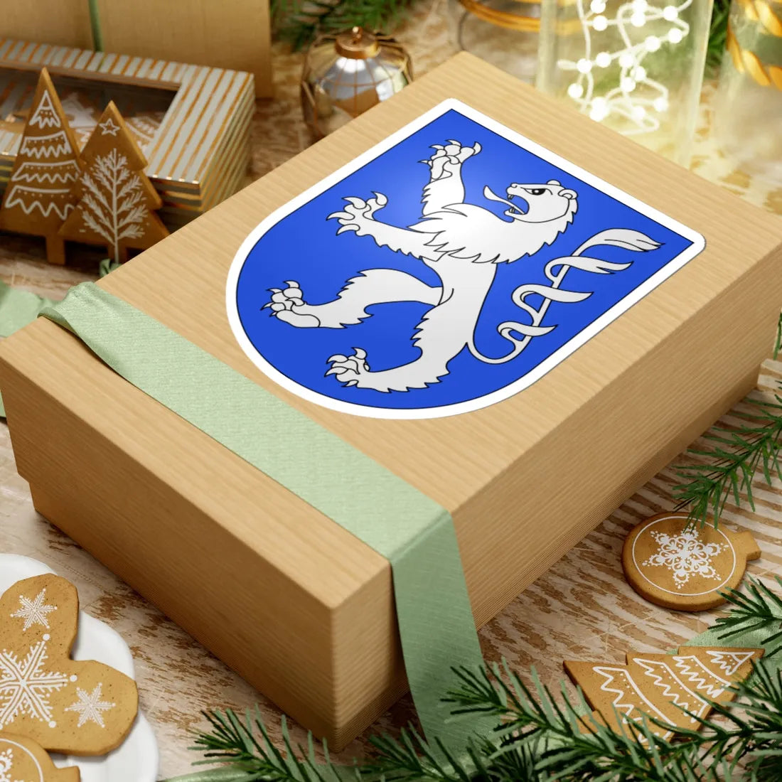 Locarno-old coat of arms (Switzerland) (Coat of Arms) STICKER Vinyl Kiss-Cut Decal - The Sticker Space