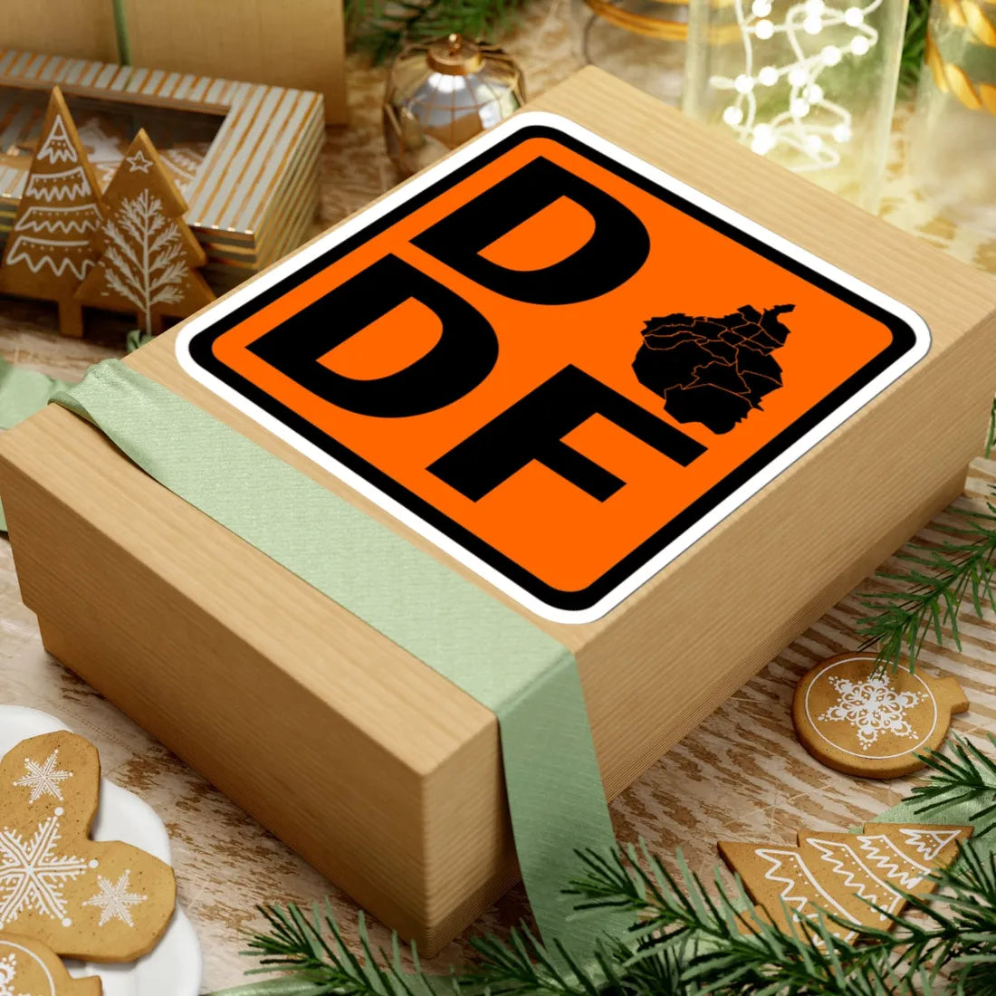 Logo Departamento del Distrito Federal 1986 (Costa Rica) (Coat of Arms) STICKER Vinyl Kiss-Cut Decal - The Sticker Space