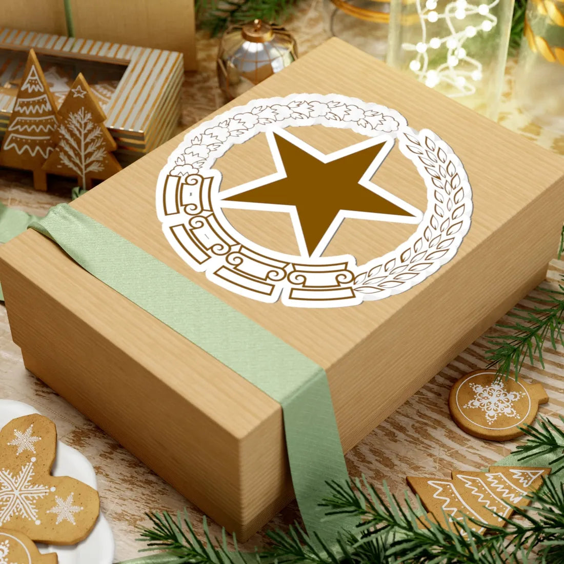 Logo Setneg RI (Indonesia) (Coat of Arms) STICKER Vinyl Kiss-Cut Decal - The Sticker Space