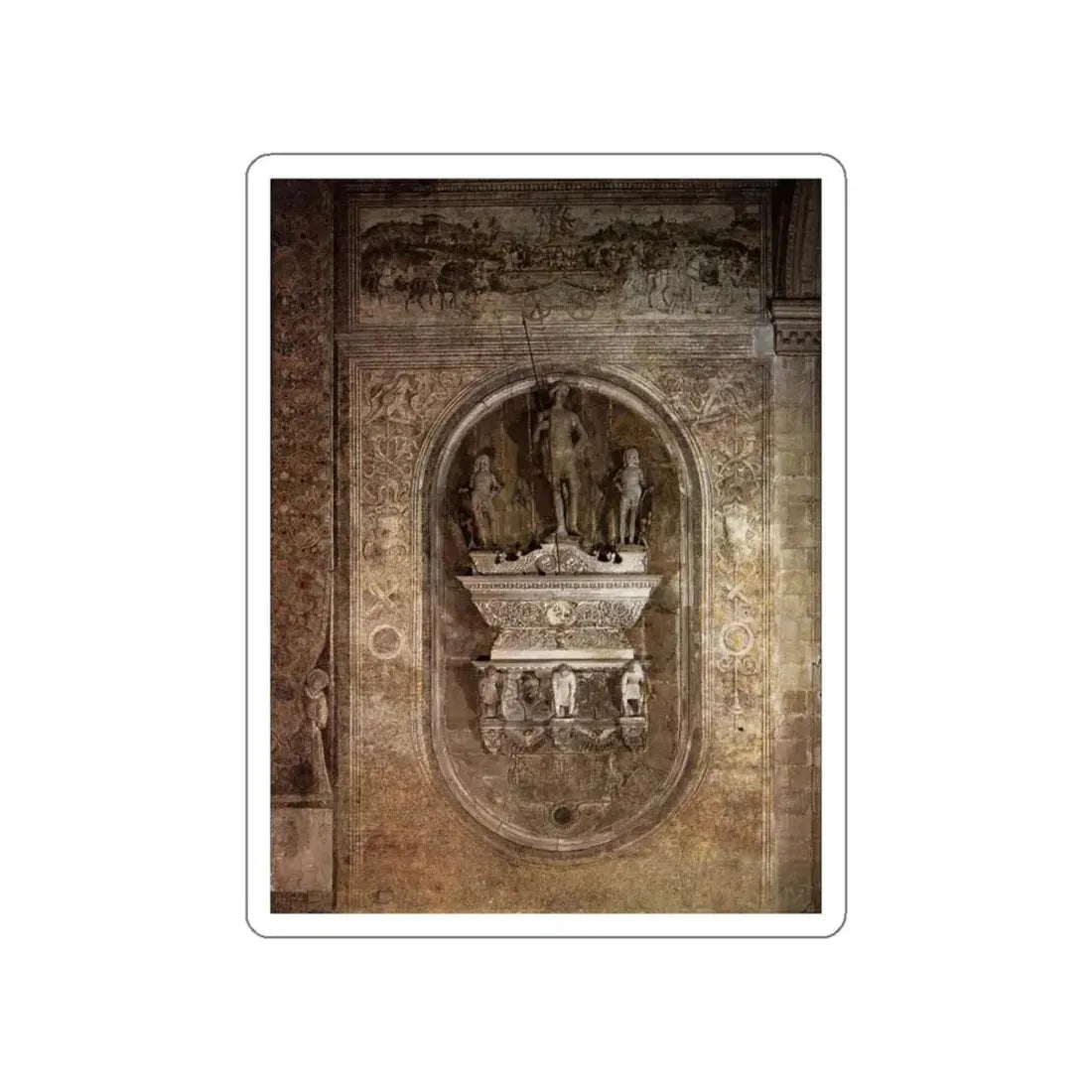 LOMBARDO, Pietro - Monument to Jacopo Marcello (Artwork) STICKER Vinyl Die-Cut Decal - The Sticker Space