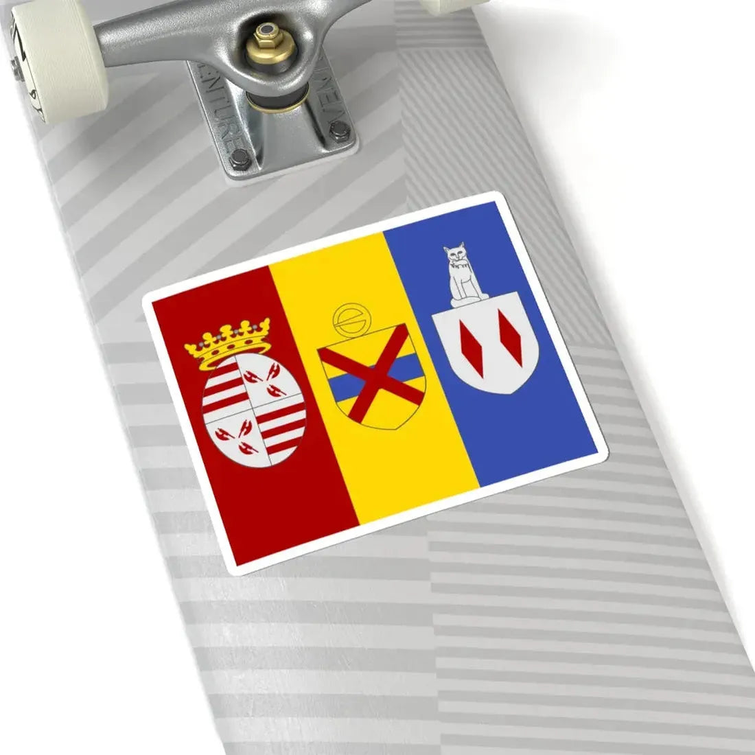 Londerzeel vlag (Belgium) STICKER Vinyl Kiss-Cut Decal - The Sticker Space