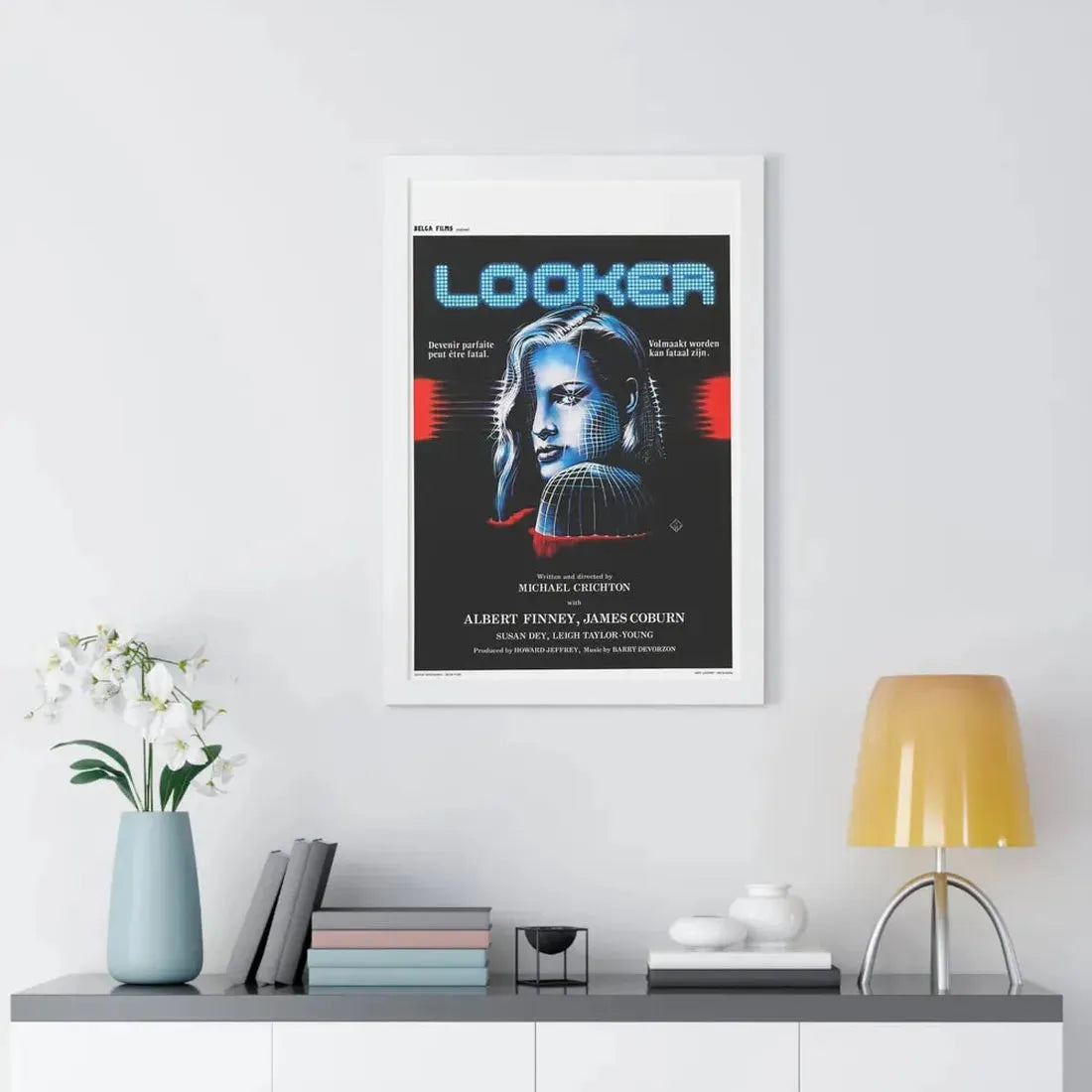 LOOKER (BELGIAN) 1981 - Framed Movie Poster - The Sticker Space