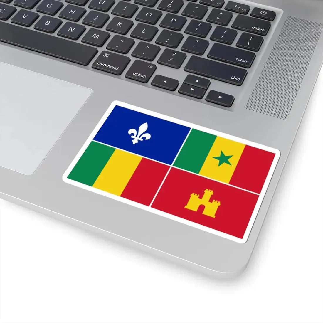 Louisiana Creole Flag (United States) STICKER Vinyl Kiss-Cut Decal - The Sticker Space