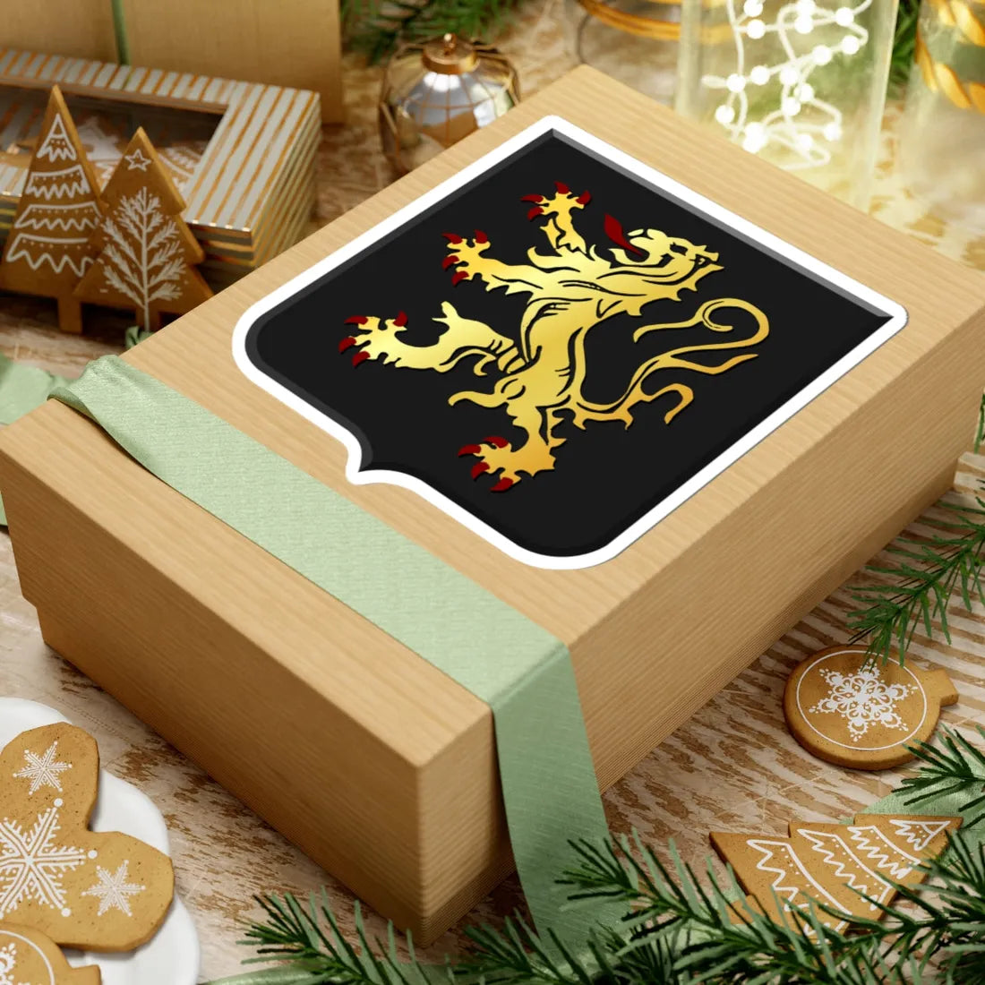 Lubbeek wapen (Belgium) (Coat of Arms) STICKER Vinyl Kiss-Cut Decal - The Sticker Space