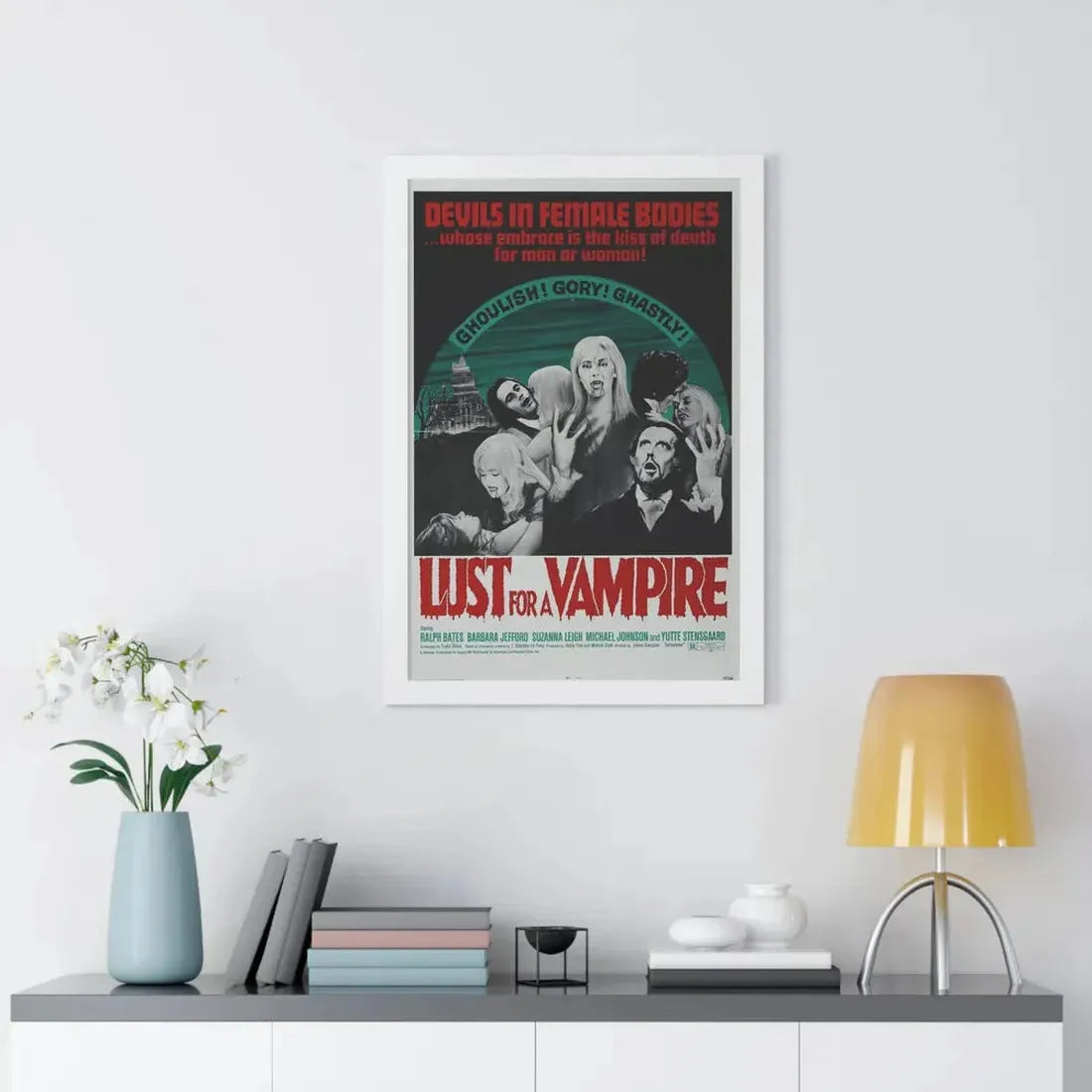 LUST FOR A VAMPIRE 1971 - Framed Movie Poster - The Sticker Space