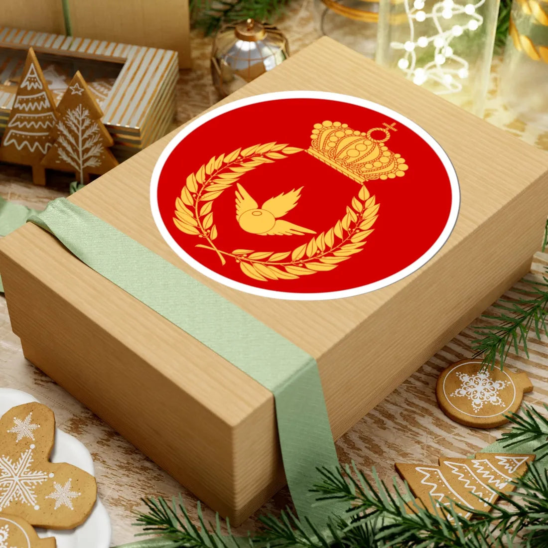 LvKAS vapen (Sweden) (Coat of Arms) STICKER Vinyl Kiss-Cut Decal - The Sticker Space