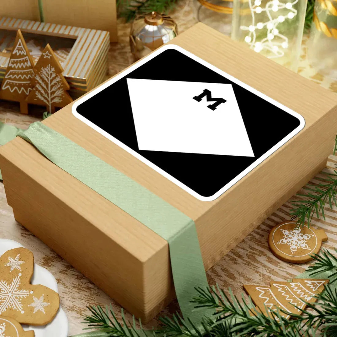 M-Blank3 (Michigan) (Road Sign) STICKER Vinyl Kiss-Cut Decal - The Sticker Space