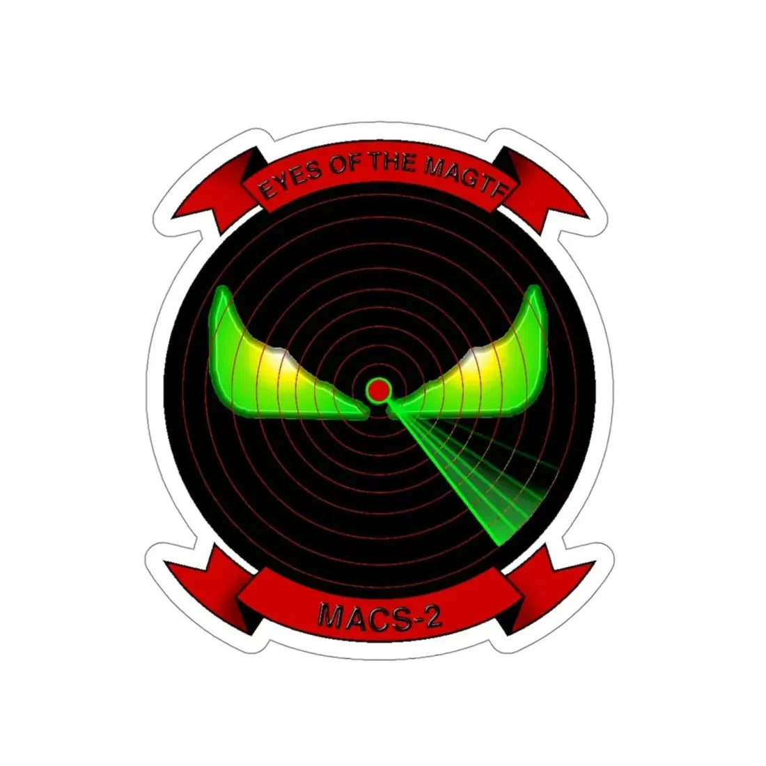 MACS 2 Eyes of the MAGTF (USMC) STICKER Vinyl Die-Cut Decal - The Sticker Space