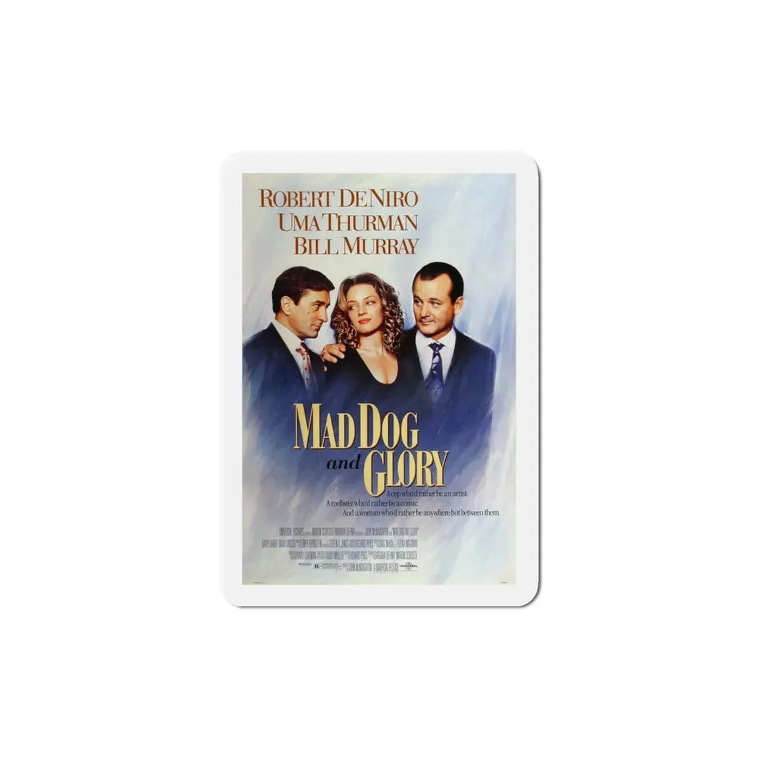 Mad Dog and Glory 1993 Movie Poster Refrigerator Magnet - The Sticker Space