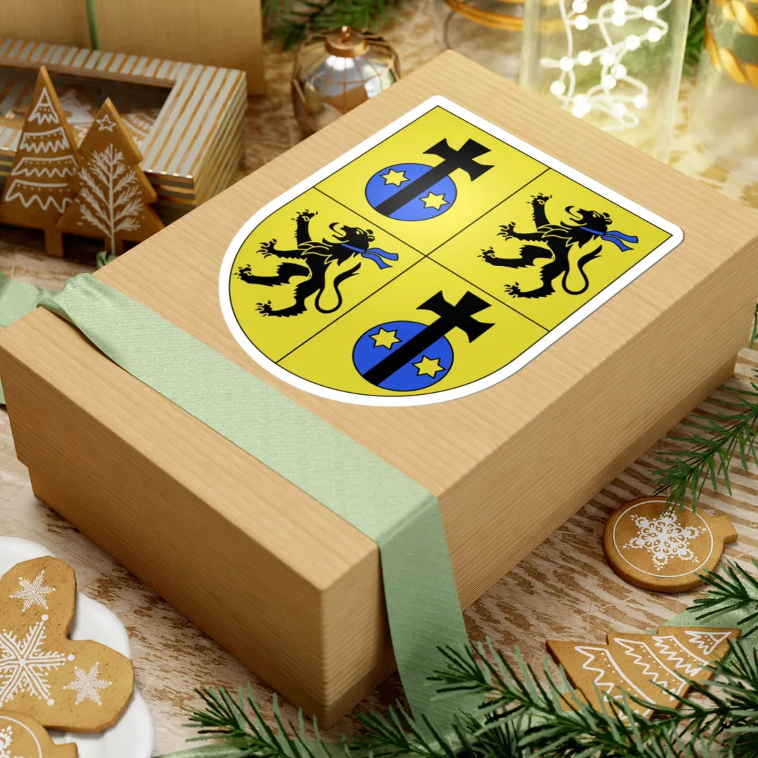 Magliaso-coat of arms (Switzerland) (Coat of Arms) STICKER Vinyl Kiss-Cut Decal - The Sticker Space