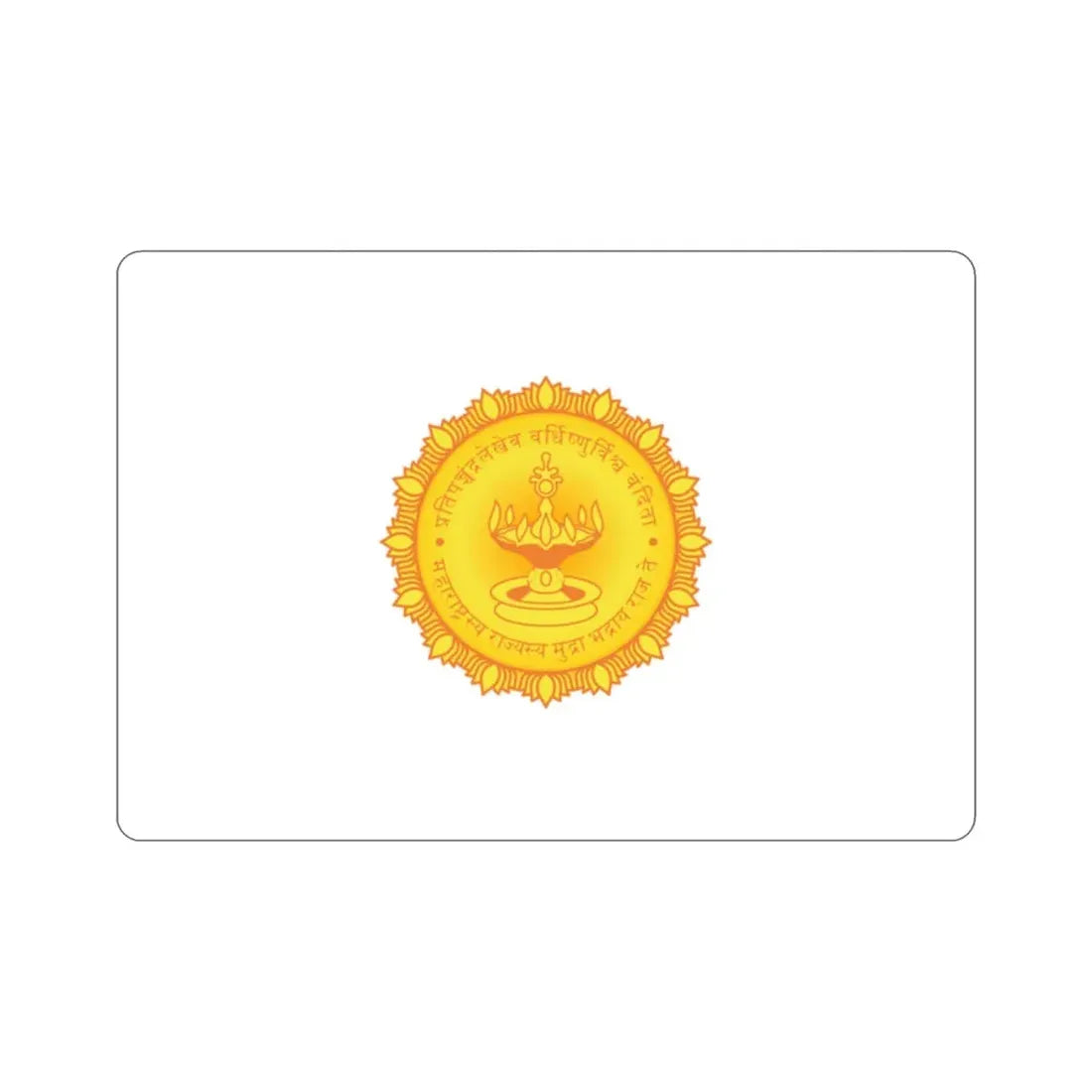 Maharashtra Flag (India) STICKER Vinyl Die-Cut Decal - The Sticker Space