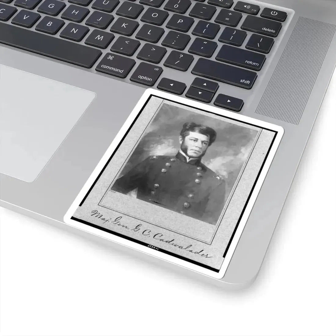 Maj. Gen. G.B. Cadwalader, Half-Length Portrait, Facing Right (U.S. Civil War) STICKER Vinyl Kiss-Cut Decal - The Sticker Space