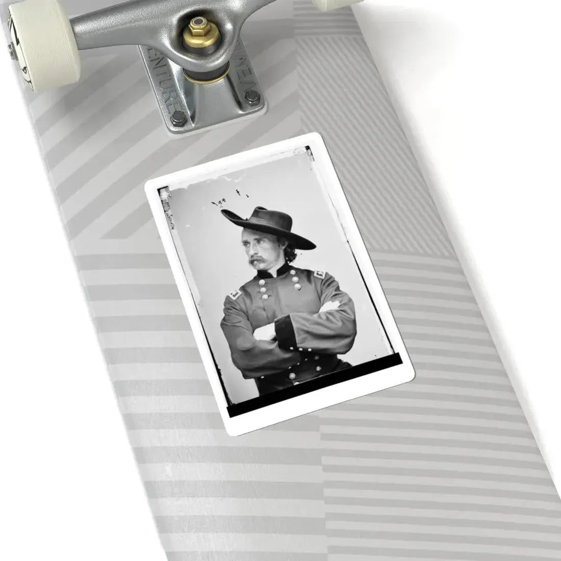 Major General George Armstrong Custer (U.S. Civil War) STICKER Vinyl Kiss-Cut Decal - The Sticker Space