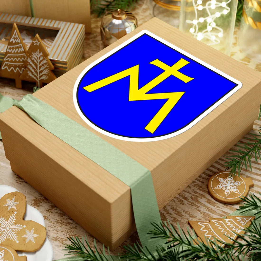 Malans wappen (Switzerland) (Coat of Arms) STICKER Vinyl Kiss-Cut Decal - The Sticker Space