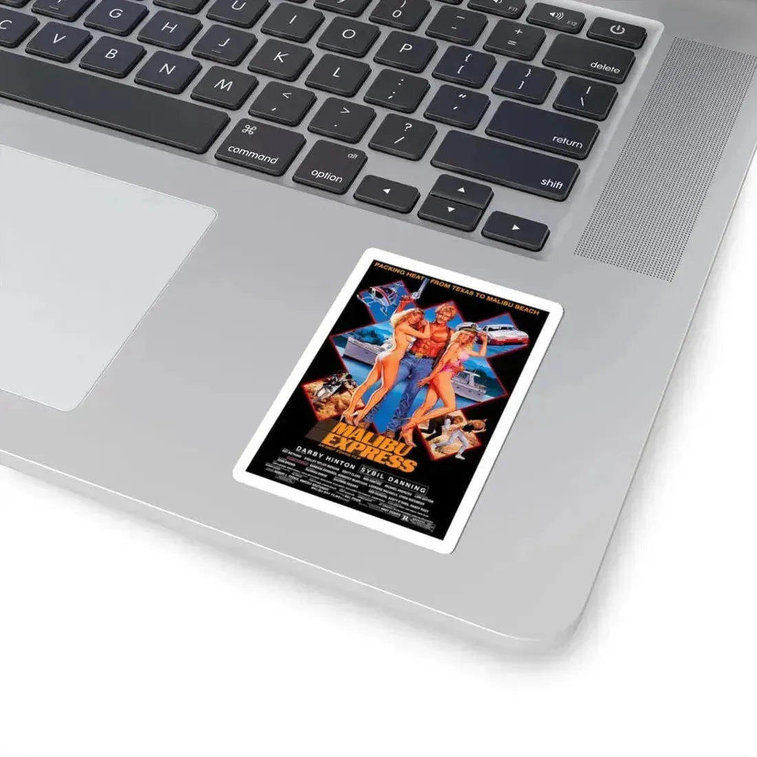 MALIBU EXPRESS 1985 Movie Poster - STICKER Vinyl Kiss-Cut Decal - The Sticker Space