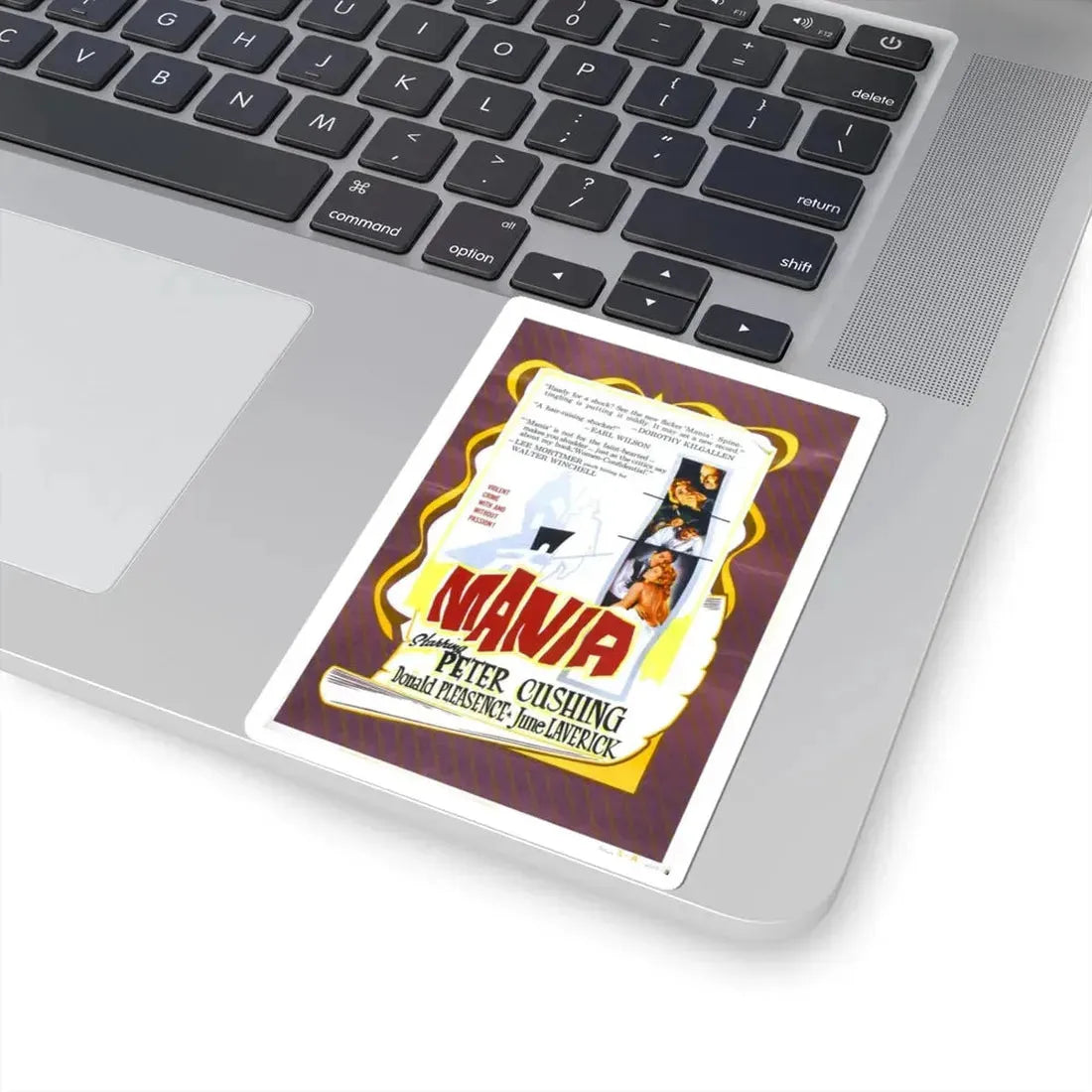 MANIA 1960 Movie Poster - STICKER Vinyl Kiss-Cut Decal - The Sticker Space