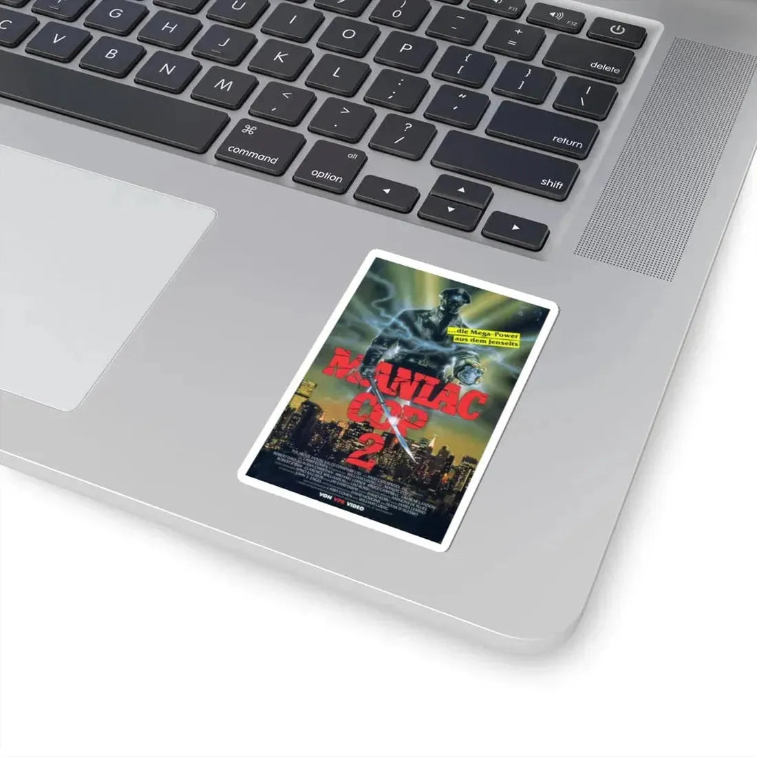 MANIAC COP 2 (GERMAN) 1990 Movie Poster - STICKER Vinyl Kiss-Cut Decal - The Sticker Space
