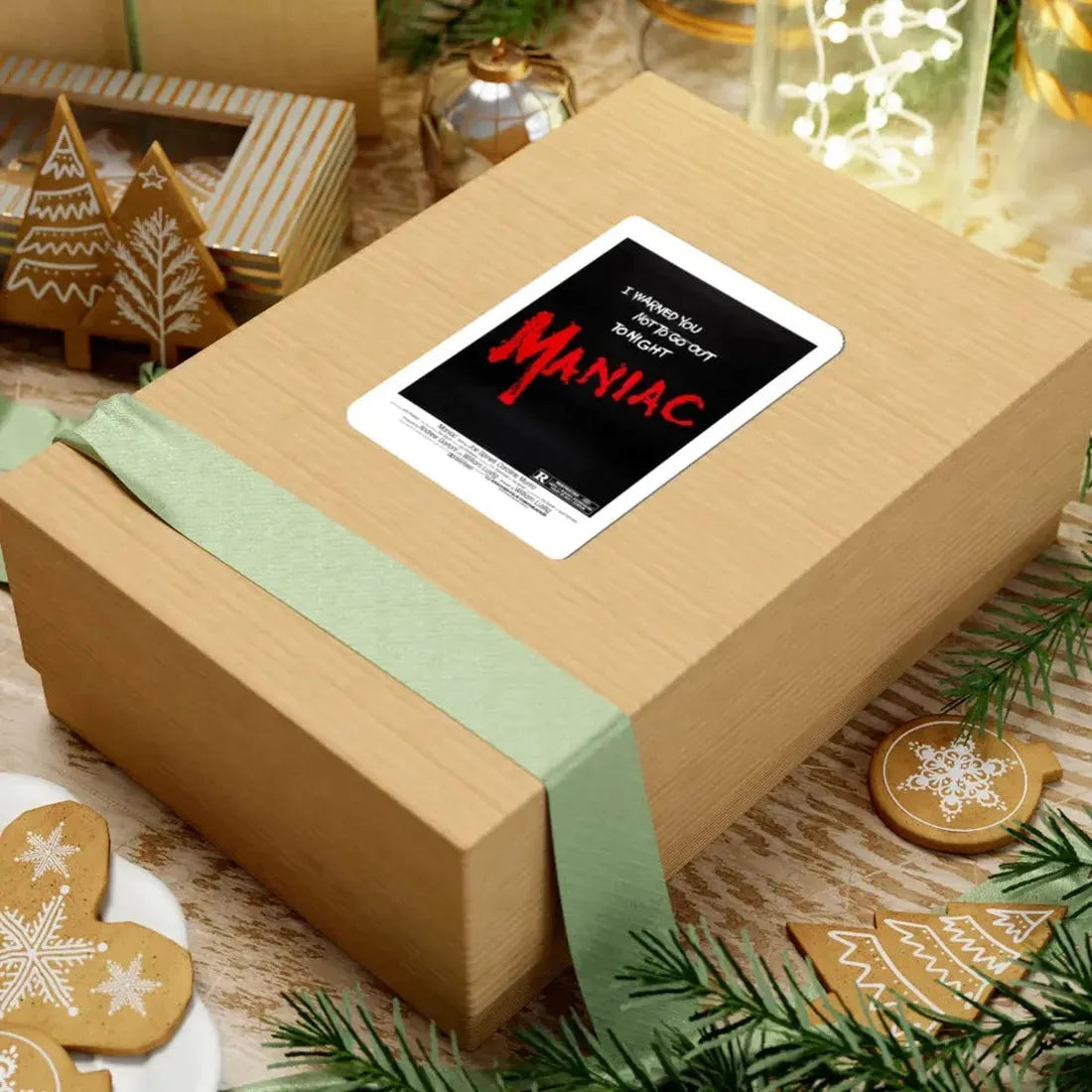 MANIAC (TEASER) 1980 Movie Poster - STICKER Vinyl Kiss-Cut Decal - The Sticker Space