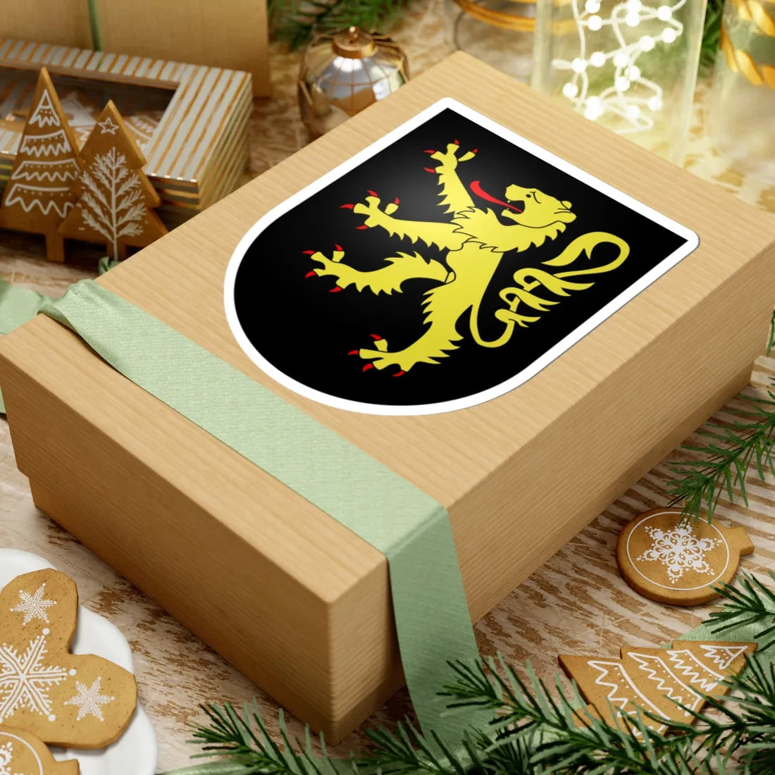 Marin-Epagnier-coat of arms (Switzerland) (Coat of Arms) STICKER Vinyl Kiss-Cut Decal - The Sticker Space