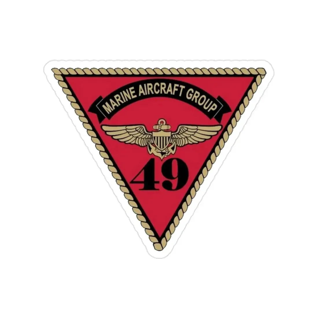 Marine Aircraft Group 49 (USMC) Transparent STICKER Die-Cut Vinyl Decal - The Sticker Space