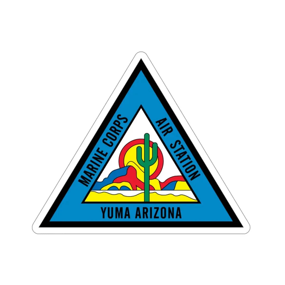 Marine Corps Air Station Yuma (USMC) STICKER Vinyl Die-Cut Decal - The Sticker Space