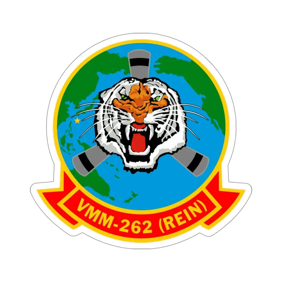 Marine Medium Tiltrotor Squadron 262 VMM 262 (USMC) STICKER Vinyl Die-Cut Decal - The Sticker Space