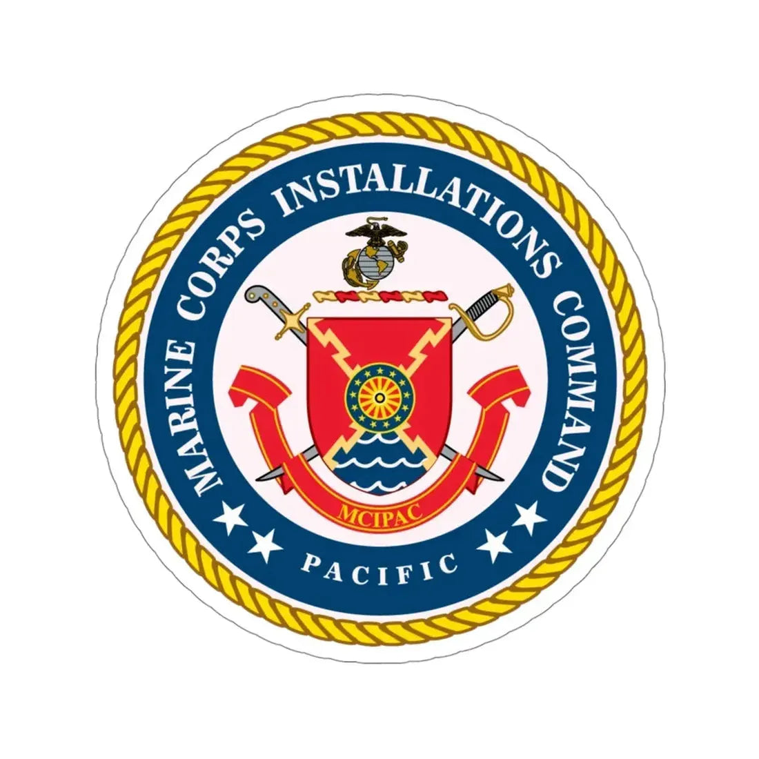 Marines Corps Installations Command Pacific (USMC) STICKER Vinyl Die-Cut Decal - The Sticker Space