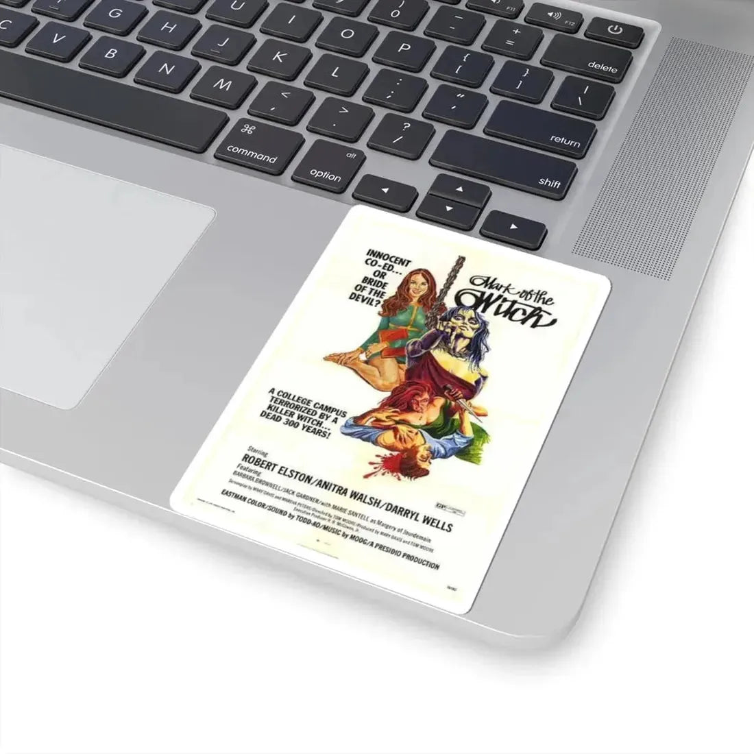 MARK OF THE WITCH 1970 Movie Poster - STICKER Vinyl Kiss-Cut Decal - The Sticker Space