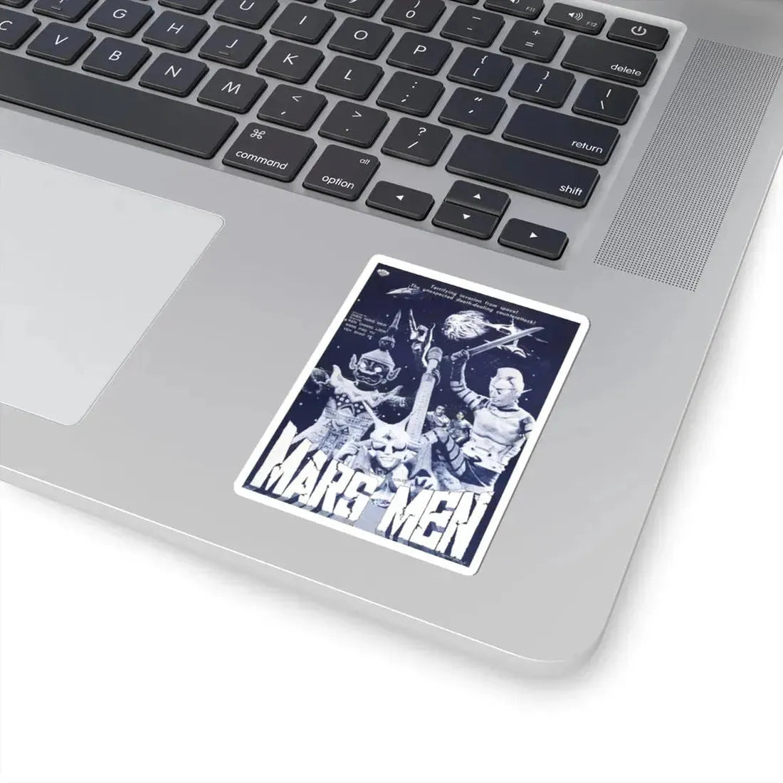 MARS MEN 1976 Movie Poster - STICKER Vinyl Kiss-Cut Decal - The Sticker Space