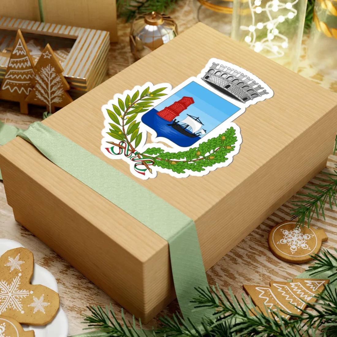 Martinsicuro-Stemma3 (Italy) (Coat of Arms) STICKER Vinyl Kiss-Cut Decal - The Sticker Space