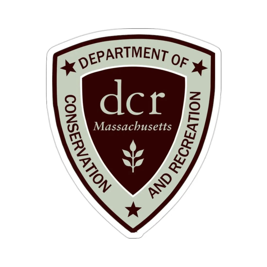 Massachusetts Department of Conservation and Recreation STICKER Vinyl Die-Cut Decal - The Sticker Space