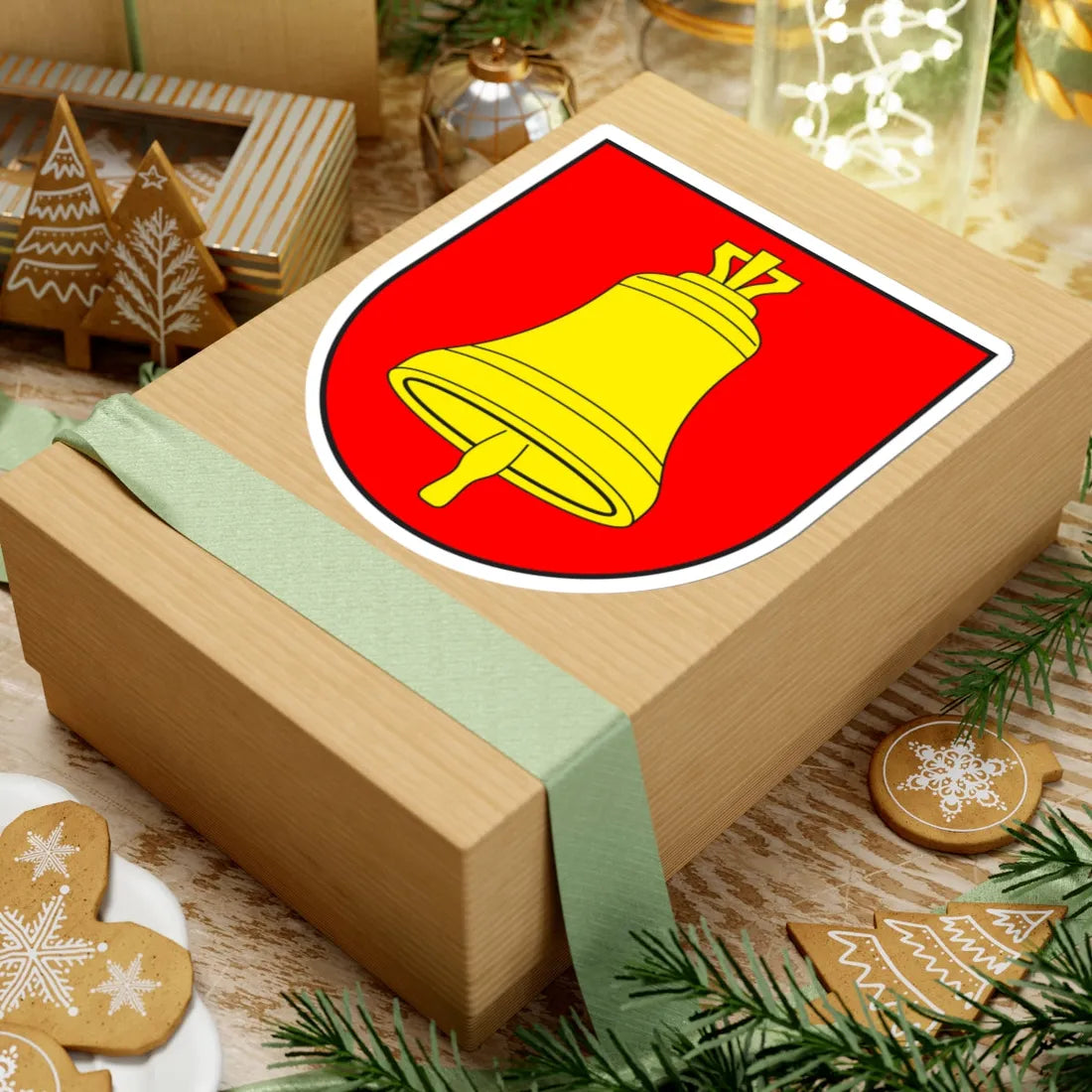 Mathon wappen (Switzerland) (Coat of Arms) STICKER Vinyl Kiss-Cut Decal - The Sticker Space