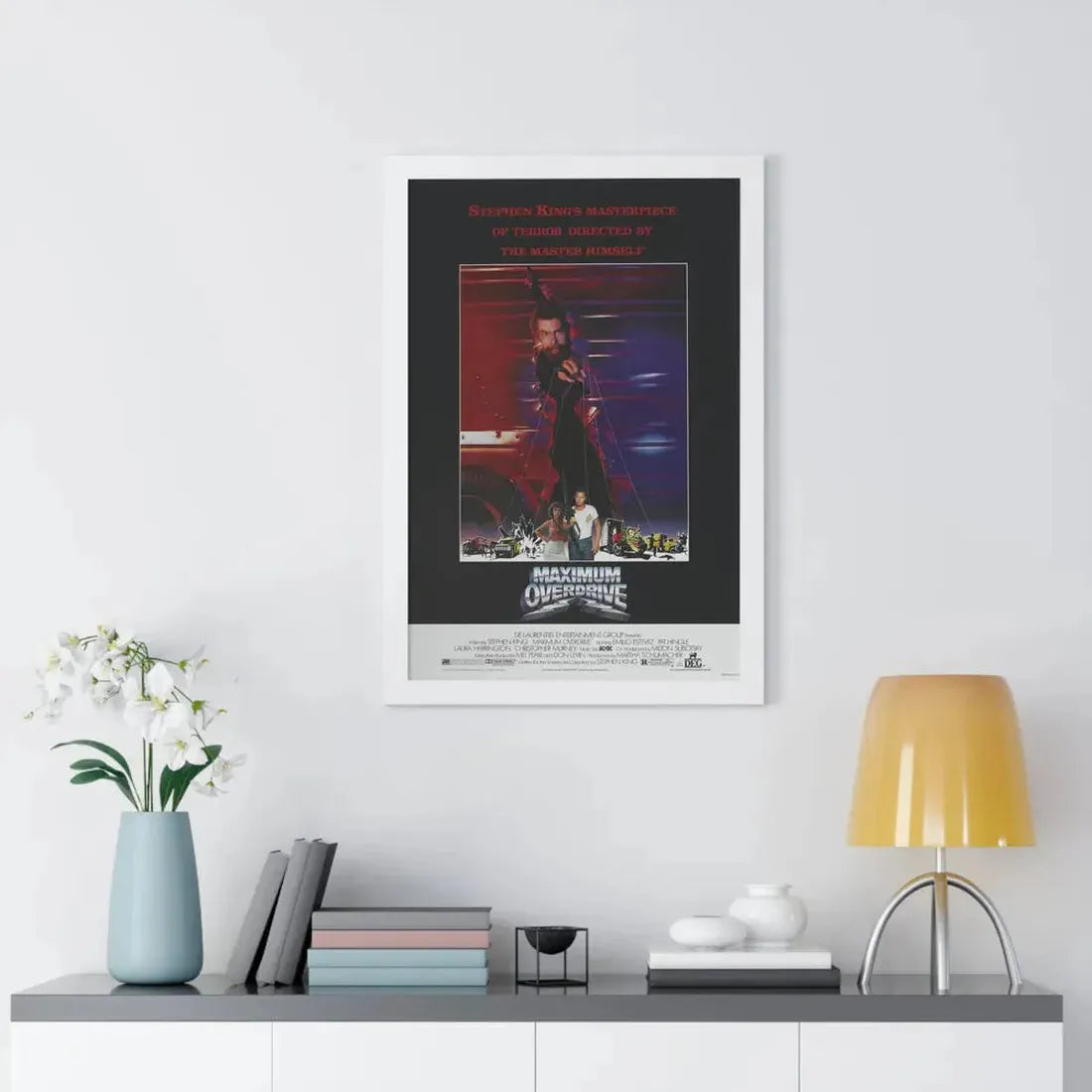 MAXIMUM OVERDRIVE 1986 - Framed Movie Poster - The Sticker Space