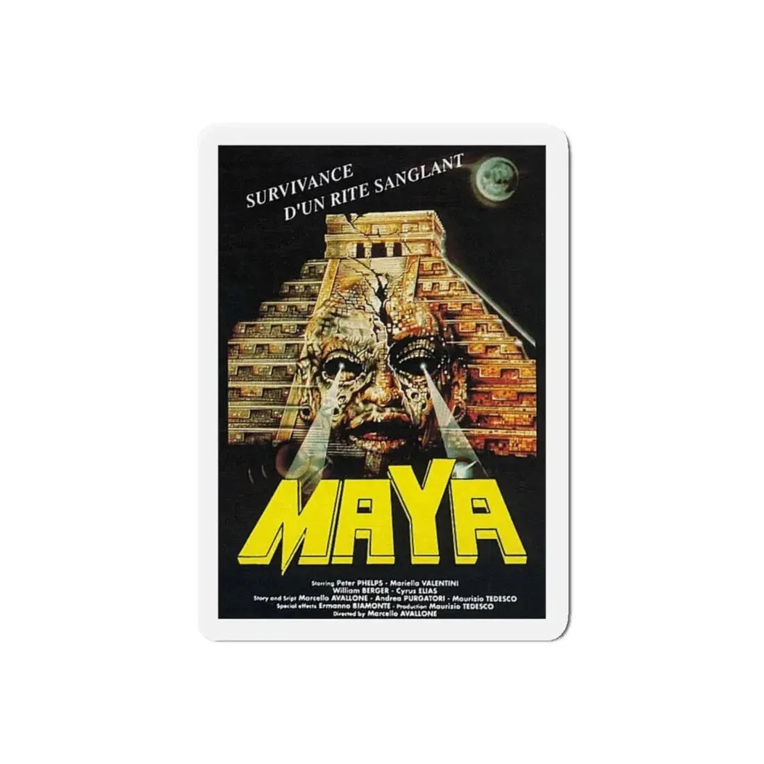 MAYA 1989 Movie Poster - Refrigerator Magnet - The Sticker Space